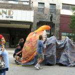 large puppet for "All City Peoples Parade"